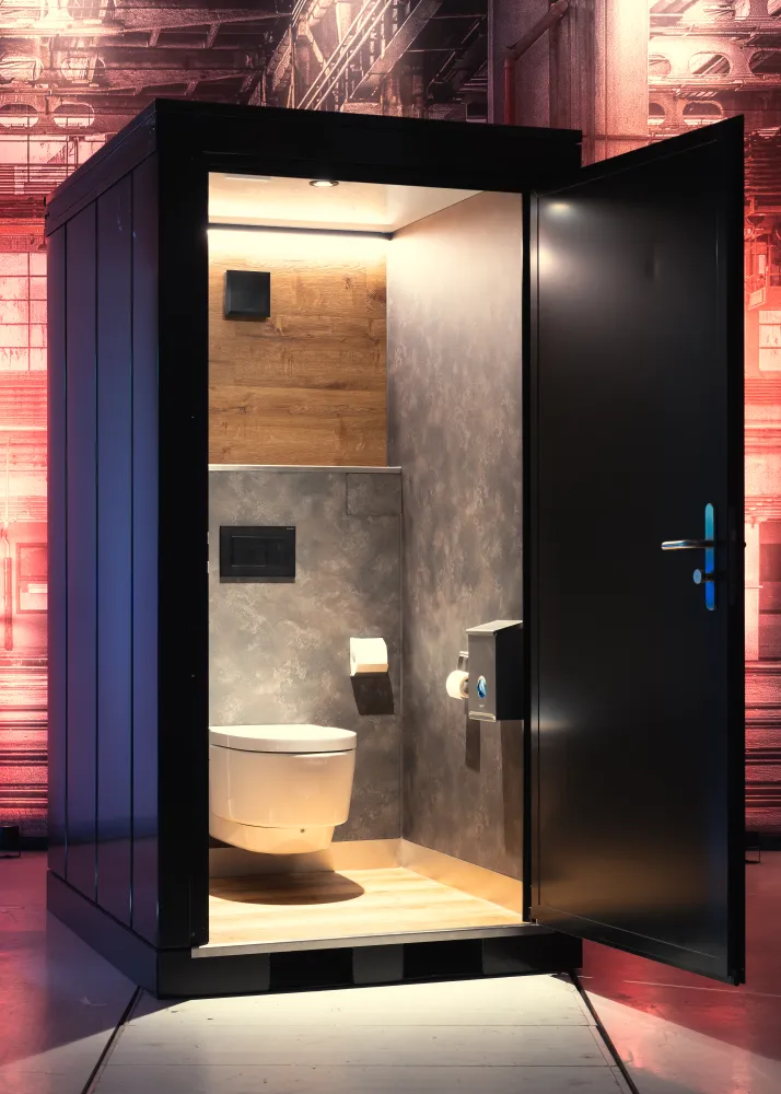 Das Waschtisch-, Toiletten- und Urinal-Modul