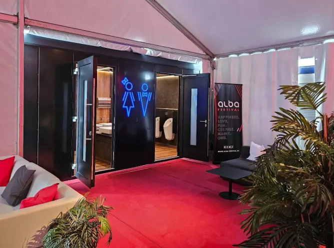 VIP Luxolu.ch WC Container Alba Festival WC 1 Konzept5